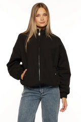 Ace Black Oversized Puffer Jacket