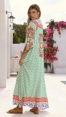 Bree Maxi Dress - Ziggy Print