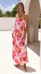 Luna Maxi Dress - Rosalie Print