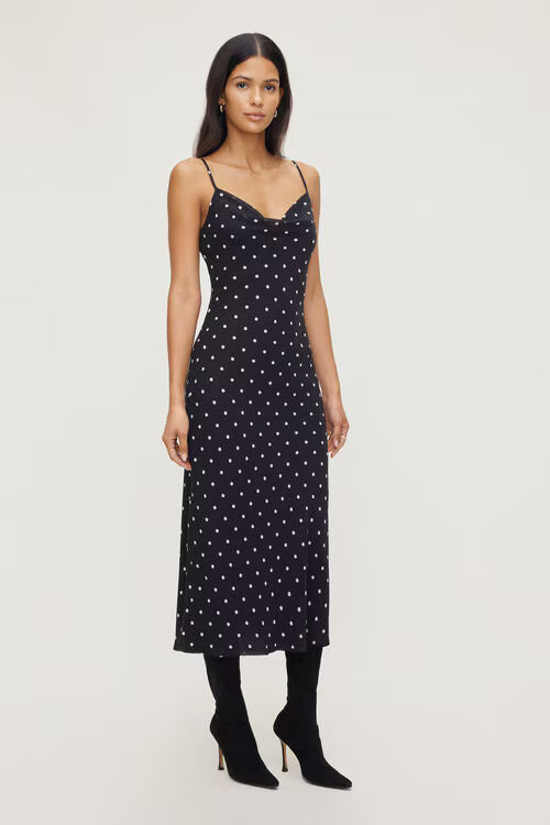Estera Polka Dot Maxi Dress