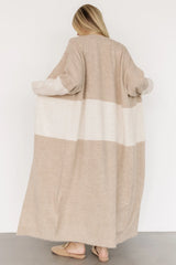 Thea Duster Cardigan | Natural + Ivory