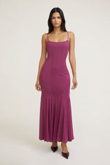 Dahlia Scoop Neck Mermaid Maxi Dress