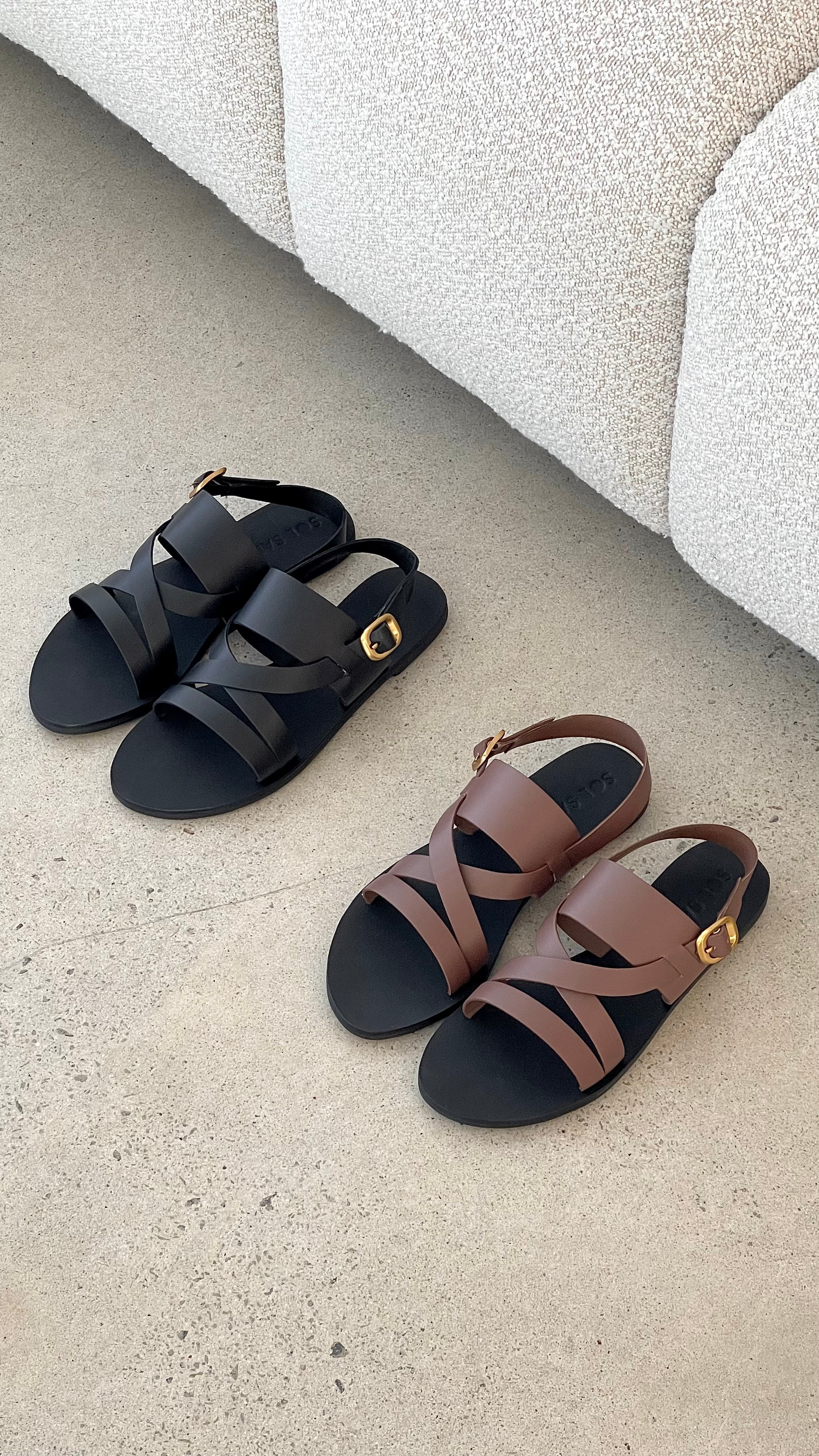 Sol Sana Palermo Sandal - Black