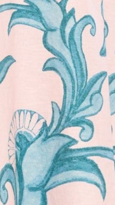Maegan Mini Dress - Aqua / Pink Zayna
