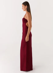 Joanie Maxi Dress - Maroon