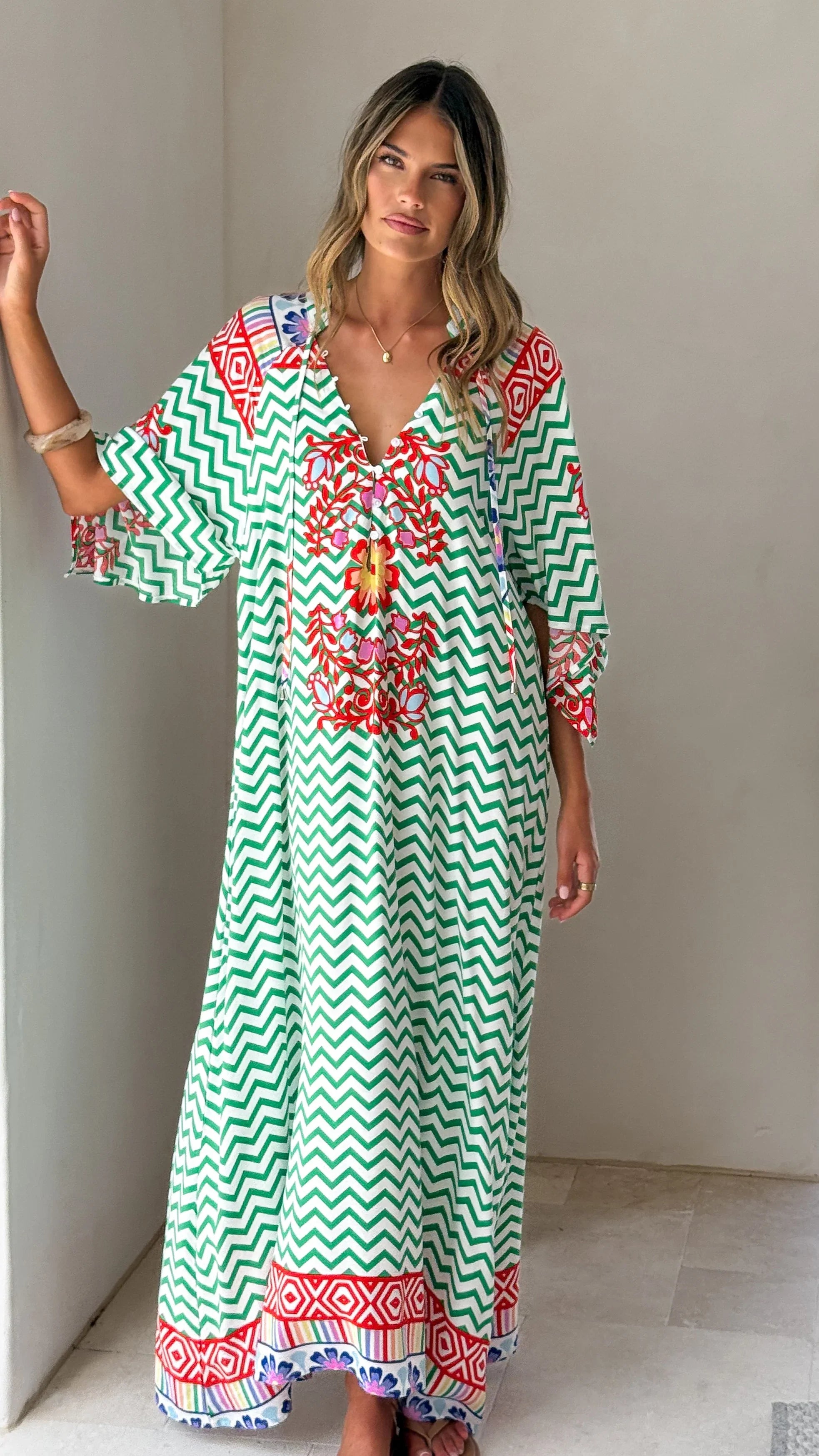 Bree Maxi Dress - Ziggy Print