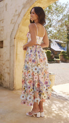 Naja Maxi Skirt - Multi Floral