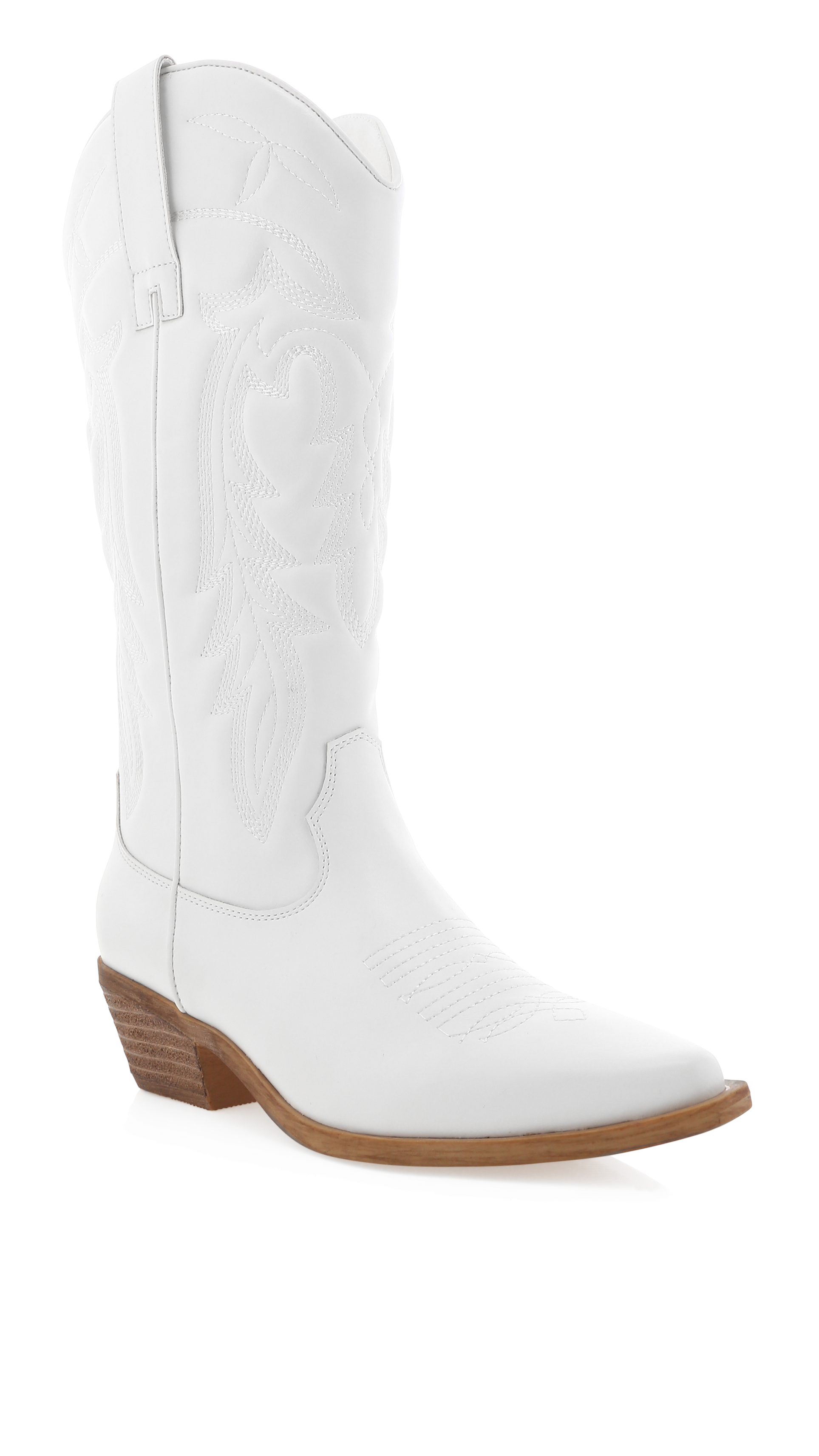 Ottilie Boots - White