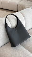 Duke Hobo Bag - Black PU